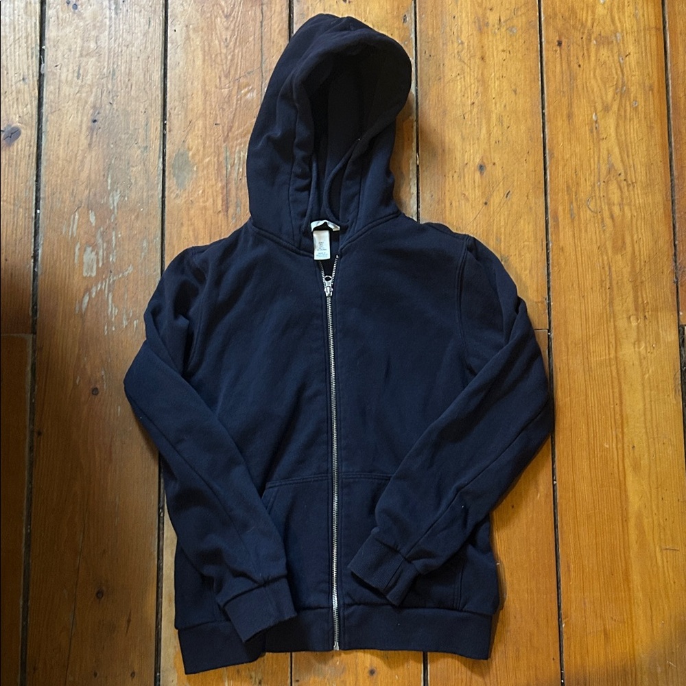 H&M Dark Blue Zip-Up Jacket